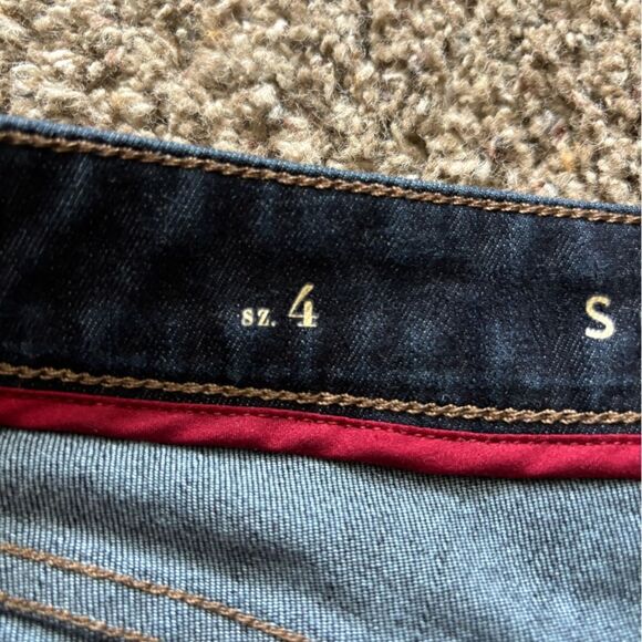 WHBM Jeans The Sculpt Skinny Flare Stretchy Hi Rise Womens Size 4 - Picture 8 of 10